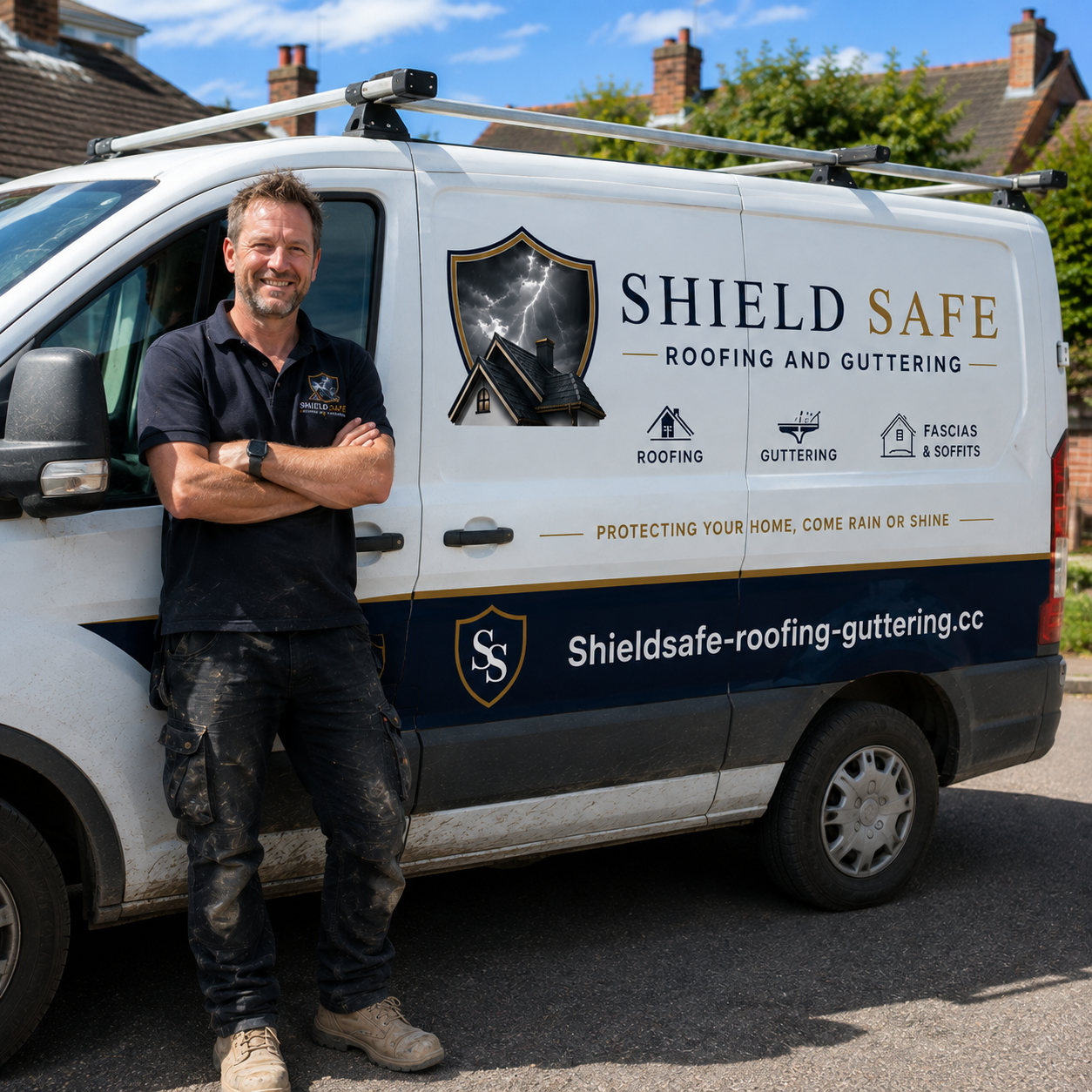 Matthew, owner of Shield Safe Roofing & Guttering